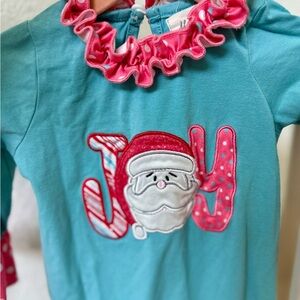 Festive Joy Santa Long Sleeve Shirt